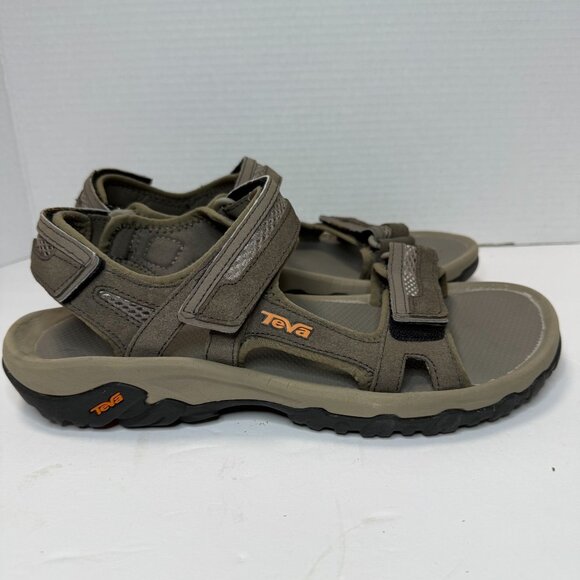 Teva Other - Teva Men's Sandals Size 9 Hudson Bungee Cord Brown Suede Hiking